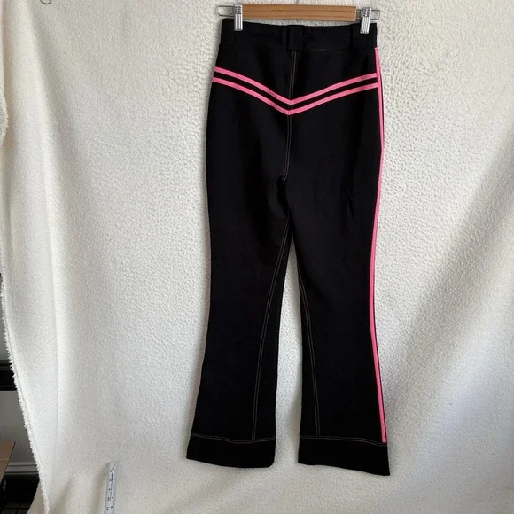 I Am Gia Pants‎ Womens Small pink Black Stripe Flare - Picture 5 of 13